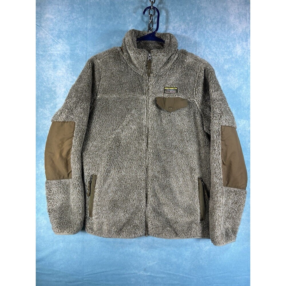 Y2K VTG LL Bean Hi-Pile Fleece Full Zip Jacket vintage